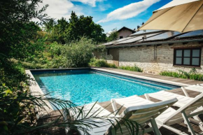Haus Archaeopteryx – privater Außen-Pool – einzigartig im Naturpark